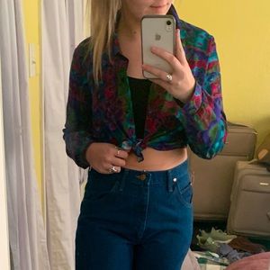 VINTAGE western button down